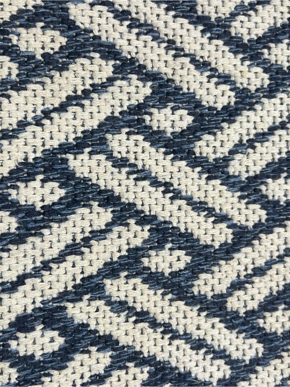 Calvin Klein Blue and Cream Runner Rug - Picture 6 of 6